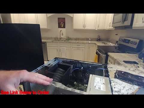 How to install video card in a Dell Inspiron 3670 desktop computer, gpu, step by step