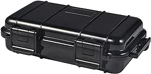 Watertight Box Outdoor,Waterproof Box For Boat,Utility Dry Box,Waterproof Box Shockproof Dry Storage Box with 2 UShape Buckle and Foam for Fishing Camping Hiking Diving Outdoor Products