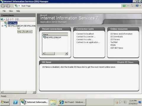 How to set up Classic ASP IIS Server in less than 2 minutes!