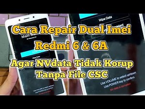 How to Repair Dual IMEI Redmi 6, 6A By Hardware Without CSC File