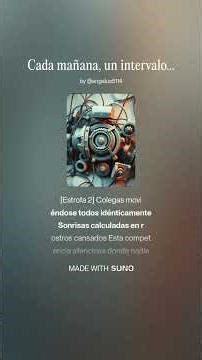 Cada mañana, un intervalo exacto de tres ver1 #music #음악 #노래 #song #lyrics #songlyrics