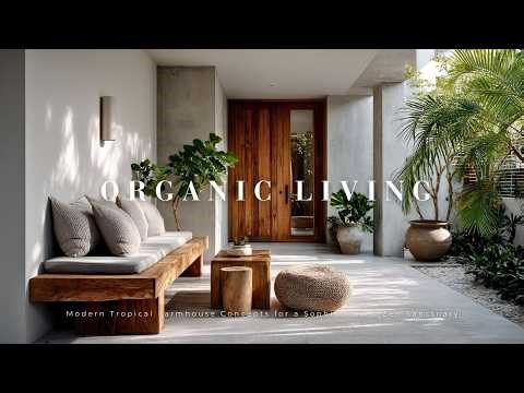 Organic Modern Living: 20 Tropical Farmhouse Concepts for a Sophisticated Zen Sanctuary
