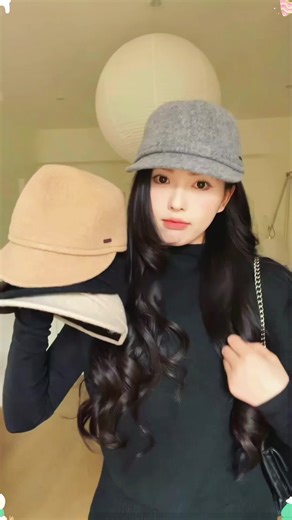 ブラックが一番使える🖤 毎日被りたくなる小顔ハット #顔小さく見える #大人コーデ #帽子コーデ