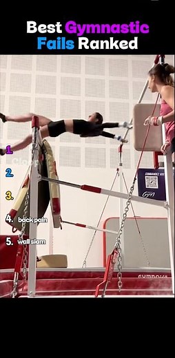 Gymnastic Fails Ranked🥇🤸🏼‍♂️