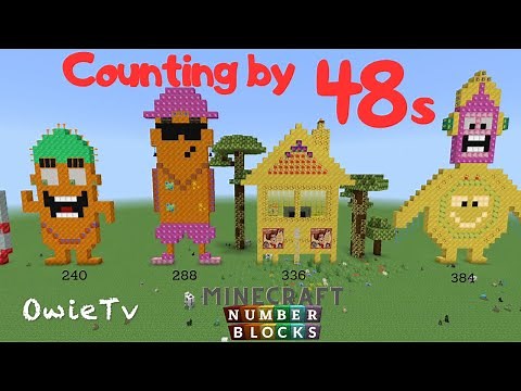 Counting by 48s Song Numberblocks Minecraft | Skip Counting by 48s Song | Math Songs For Kids