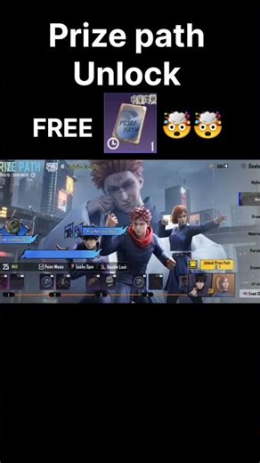 New JUJUTSU KAISEN prize path Unlock Free