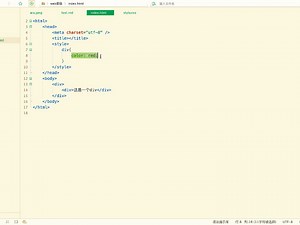 css选择器之元素选择器和类选择器