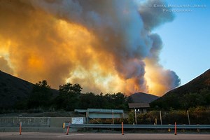 Fire Tears Through Point Mugu State Park