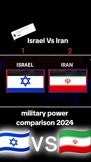 Replying to @realmuchter1 Israel Vs Iran military power comparison #military #power #foryou #prodatalist #truedata_1 #pro_data_list
