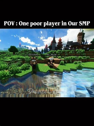 POV : One poor player in our Smp... 😆😭 | Dronzer SMP | #minecraft #dronzersmp #trending #gaming