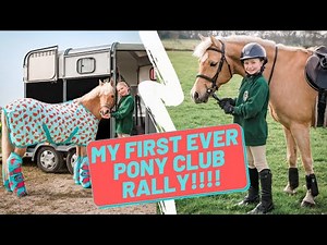 First Ever Pony Club Rally!! + My New Horse Trailer!!