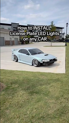 How to INSTALL License Plate LED Lights on any CAR.