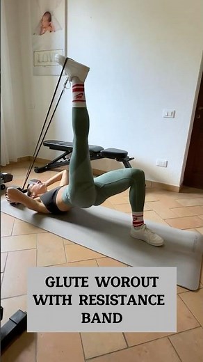 TOP 3 resistance band exercises for GLUTES