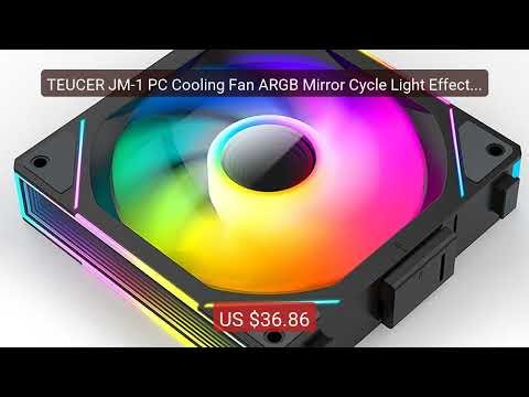 TEUCER JM-1 PC Cooling Fan ARGB Mirror Cycle Light Effect 800... — Amazing Value 2026 | Must Have!