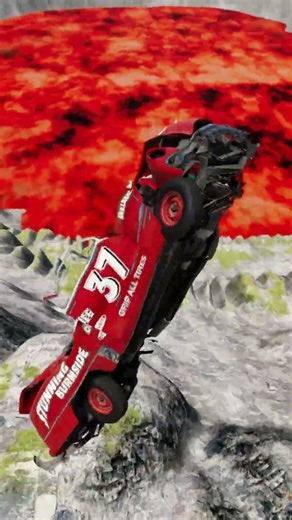 Cars vs Giant Lava Pit – BeamNG.drive #beamng #shorts #beamngdrive #automobile #usa #viral #brasil