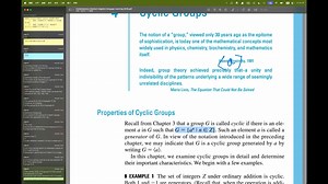 【谈恋爱不如学抽代 第二期-01】有限群 子群 循环群及模形式 分享人 Harold qh