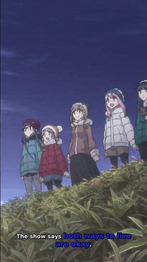 The most relaxing anime ever is just girls camping near Mount Fuji — and nothing happens #shorts