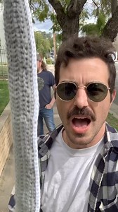 83K views · 1.9K reactions | Swinging in with another one! Watch me test out my Crocheted Ninja Sword 臨⚔️喝 pattern up on Etsy, tutorial coming soon! Link in the comments. #brochet #funnyvideos #crochetersofinstagram #crochetallday | Brochet | Facebook