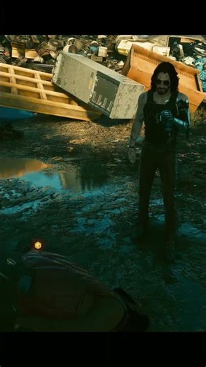 V finds Dex DeShawn's body, takes the gun that killed him #cyberpunk2077 #dexter #johnnysilverhand