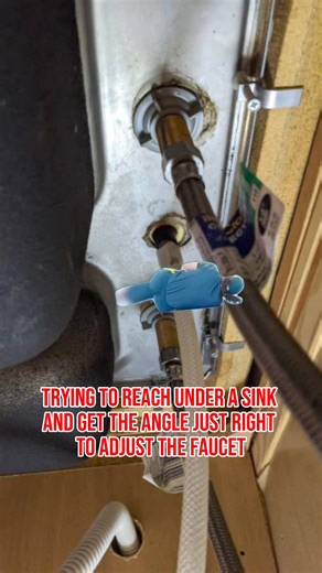 If you have a problem, chances are we have the solution 😎 The RIDGID Telescoping Basin Wrench makes it easy to access those hard to reach faucet fittings and retaining nuts when installing or repairing. It even has a built-in LED light to illuminate the work space 💡#RIDGID #RIDGIDTools #wrench #plumber #plumbing #plumbingtools | RIDGID Tools