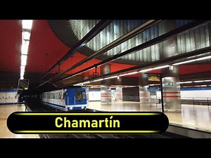 Metro Station Chamartín - Madrid 🇪🇸 - Walkthrough 🚶