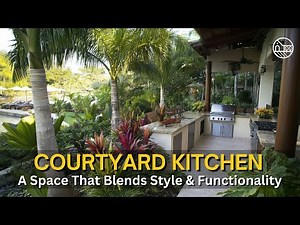 Courtyard Kitchen Hacks: Maximize Space and Style in Your Outdoor Area.