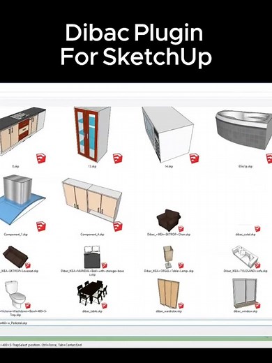 Dibac Plugin for SketchUp: Easy Design Tutorials