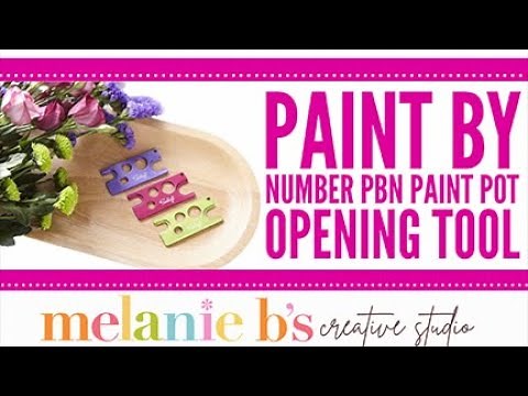 PAINT POT OPENING TOOL | How to Open Those Difficult Hard to Open Paint by Numbers PBN Paint Pots