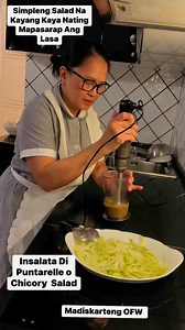 Ang puntarelle o chicory salad ay isang uri ng salad na napakalutong at medyo mapait ang lasa pero kapag nagawa tayo mg masarap na salsa tulad ng olive oil , lemon at achiughi talagang magugustuhan natin ang lasa. #chef #cheflife #mylife #OFW #ofwlife #ofwlifereels #ofwreels #OFWITALY #OFWEUROPE #BuhayOFW #buhaycontentcreator #buhayabroad #buhayofwabroad #buhayitalia #buhayeuropa #TopFans #topfanbadge #friends #followers #everyonefollowers #highlights #trendingreels #reelsviral #viralreelschalle