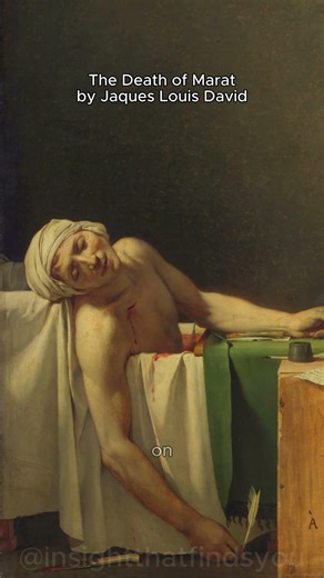 The Death of Marat by Jacques Louis David in 30 Seconds #shorts