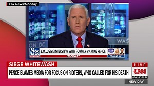 During an interview on Fox News, the former vice president Mike Pence redirected the blame for the insurrection on the media. CNN's John Berman discusses with SE Cupp and reporter Oliver Darcy. | CNN