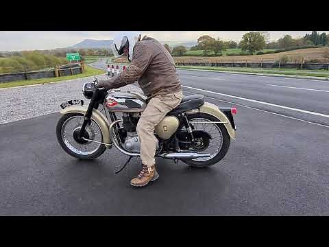 1960 BSA 650 GOLDEN FLASH TEST RIDE.