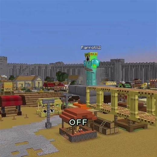 Parrot Destroyed Them With This Machine 🥶☠️#shorts #minecraft