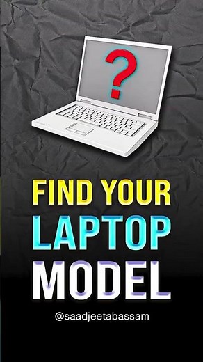 How to Find Laptop Model in Windows 10 / Windows 11