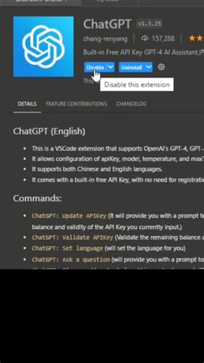 I Tried Using ChatGPT as a Coding Assistant in Vs code #coding #webdevelopment #vscode #short #css
