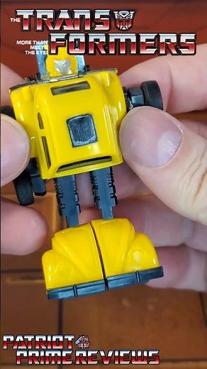 1984 G1 Bumblebee. The Transformers Bumblebee That Started It All.