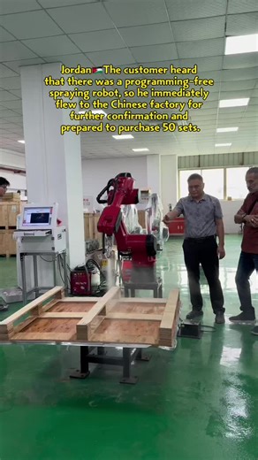 Six-axis robot arm span 1.5 meters load 6kg #spraying robot#stamping robot#welding robot#loading and unloading robot#transportation palletizing robot