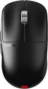 Pulsar Gaming Gears X2 v3 eS Wireless Gaming Mouse, Ultra Lightweight, Optical Switch, 32000 DPI, 750 IPS, XS-1 Sensor, 8k Compatible (Mini, Black)