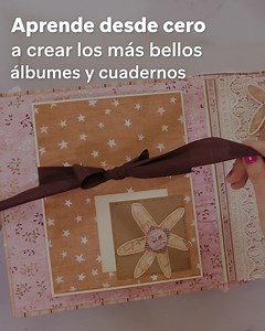 Aprende cómo crear tu propio álbum de Scrapbooking. En videos paso a paso, Laura Figueroa nos enseñará los secretos para hacer nuestro primer álbum personalizado, lleno de creatividad y color. | CreandoJuntos