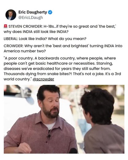 FOOD FOR THOUGHT: Steven Crowder debates student on 3rd world countries and why the USA needs to keep its guard up. #usa #india #thirdworld #country #countries | Florida’s Voice