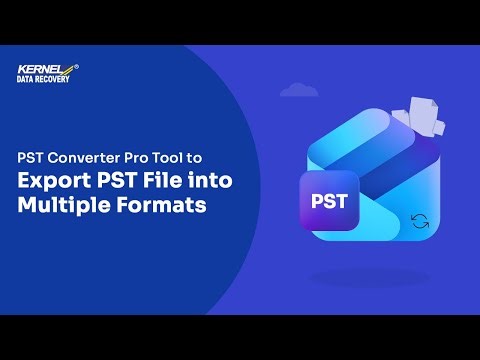 PST Converter Pro Tool to Export PST File into Multiple Formats