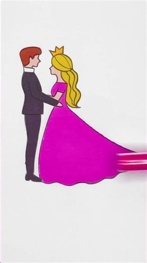 ✨ Barbie's Magical Reverse Dress Adventure! 👰💖 #Barbie #GlitterArt #Wedding #Magic #Couple