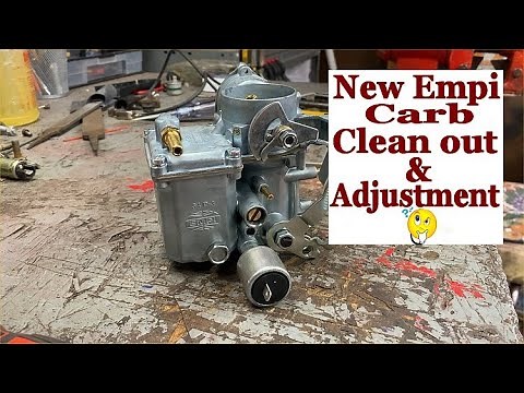 VW Beetle - Super Beetle New Empi 34pict3 Carb Clean and Prep! Air Cooled 1600cc