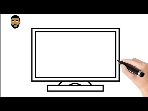 How To Draw LCD Television
