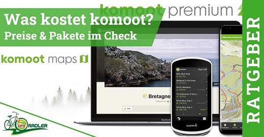▷ Was kostet komoot? Preise & Pakete im Check