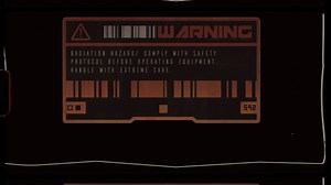 Radiation Warning Label With Barcode Safety Stock Motion Graphics SBV-352116139 - Storyblocks