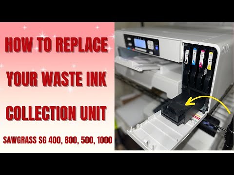 How to Replace your Waste Ink Collection Unit for All Sawgrass SG Printer Models