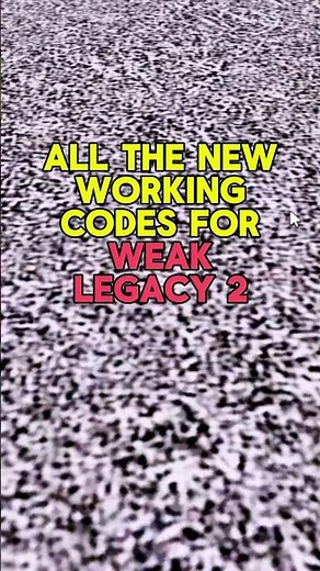 All New Codes in Weak Legacy 2 Roblox (Update)