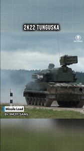 2K22 Tunguska #2K22Tunguska #AirDefense #MilitaryFacts #shorts
