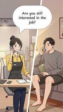 ☎️ Phone Interview for a Part-Time Job – Simple English Dialogue – English Conversations #english